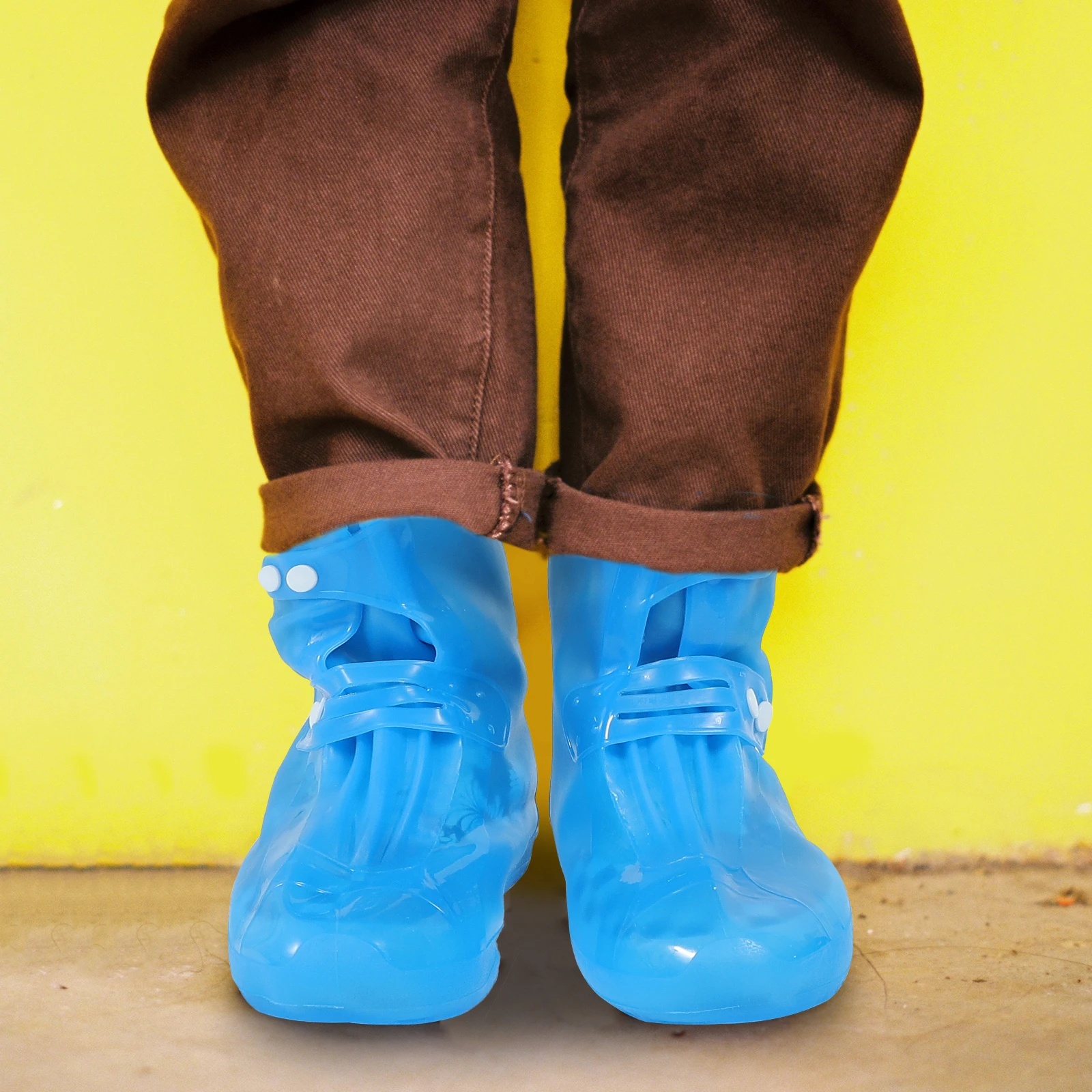 

Non-slip Shoe Covers for Outdoor Shoes Anti-slip Waterproof Reusable Pvc Thickened