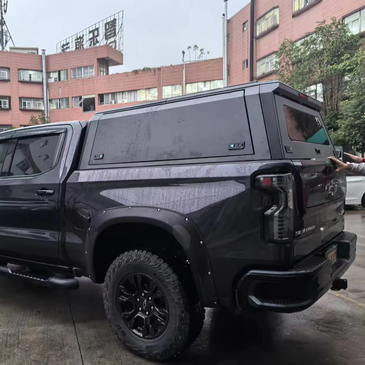 

Custom 4x4 Waterproof Dustproof Anti-thef Full Aluminum Pickup Truck CANOPY FOR SILVERRADO 1500 2019+/SIERRA 1500 2019+ 5.8FT