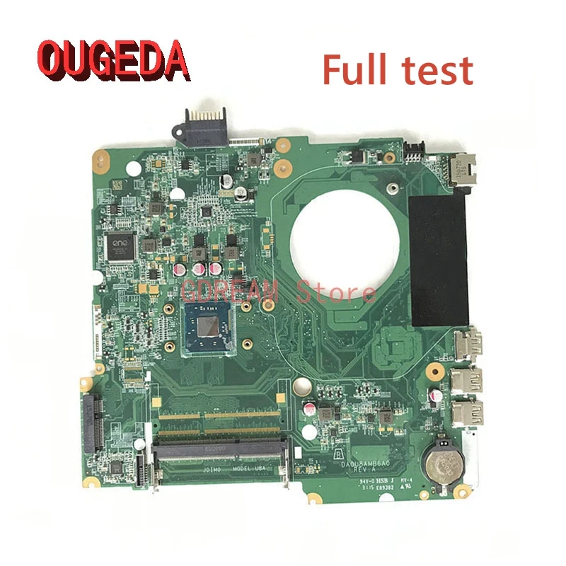 

OUGEDA 828164-001 828164-501 828164-601 DA0U8AMB6A0 Laptop Motherboard For HP Pavilion 15 15-F main board SR1YJ N2840 DDR3