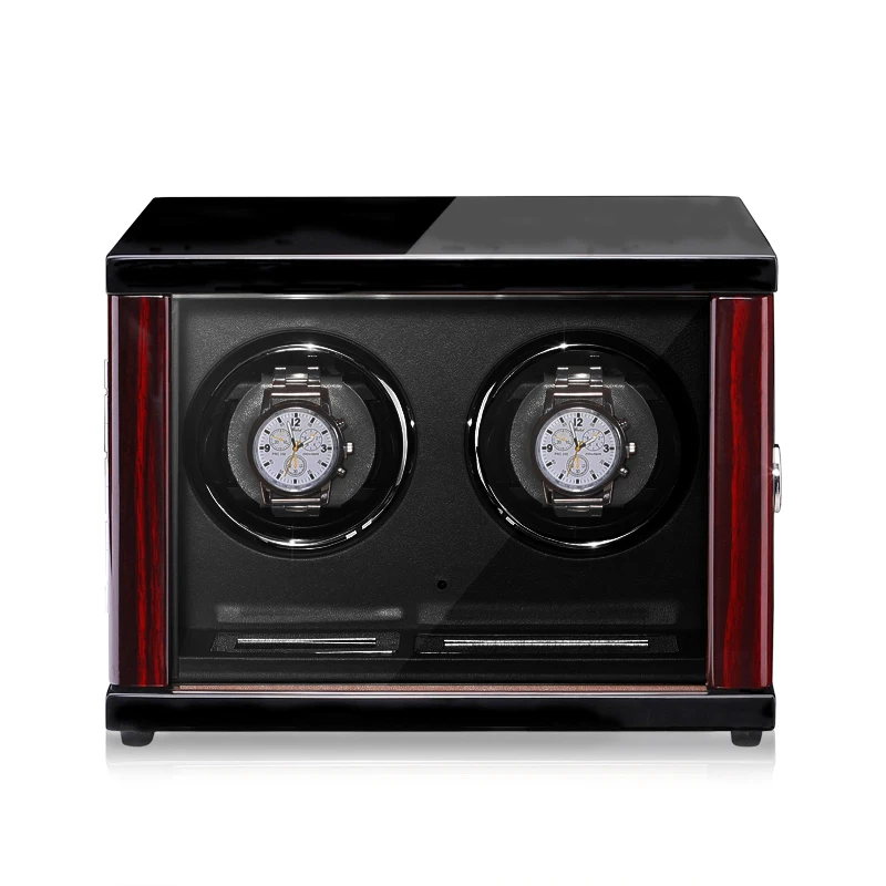 Custom Logo Automatic Watch Winder 2 3 Slots Wooden Storage Box 4 6 8 Watches LCD Touch Mechanical Watches Screen Shaker