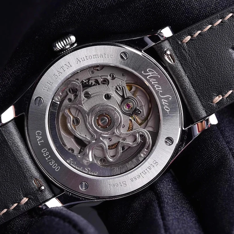 

Meteorite Disk Men's Mechanical Watch SW200 Fully Automatic Mechanical Ultra-thin Business Leisure Watch