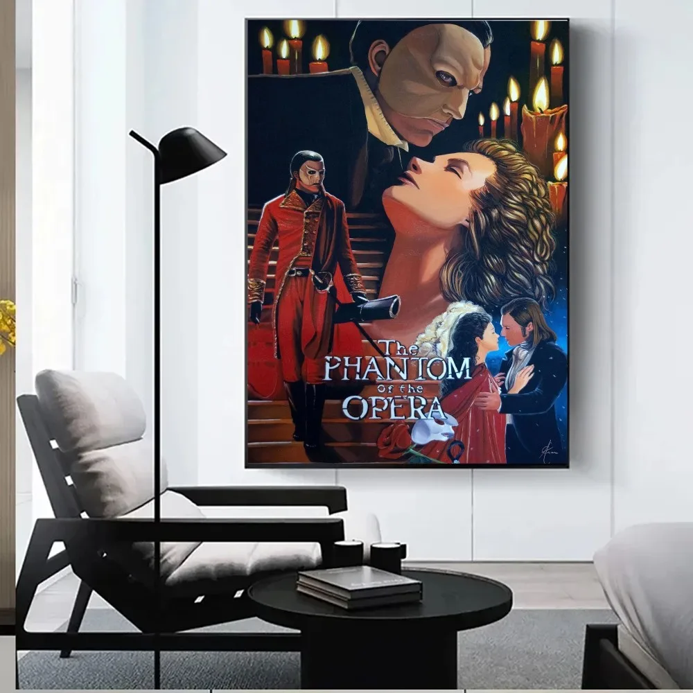 Il fantasma dell\'opera Poster immagini a parete per soggiorno autunno Decor camera da letto decorazione della casa pittura murale autoadesiva