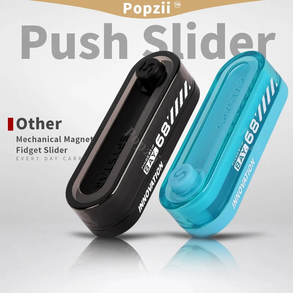 

Spystar EDC ПК Механический магнит Непоседа Слайдер Взрослые Игрушка для снятия стресса Snap Coin Офисные гаджеты для снятия стресса Игрушки для беспокойства