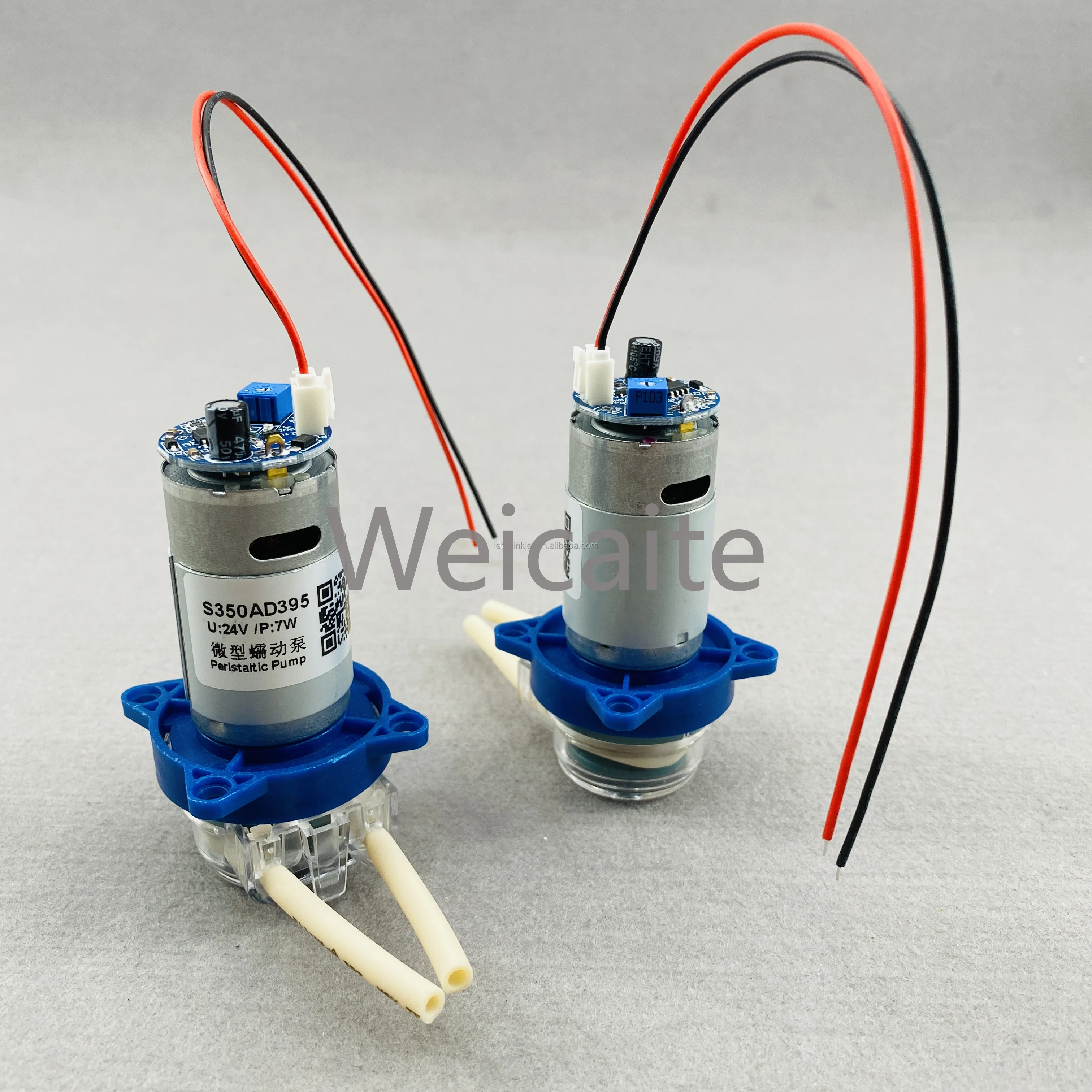 24V 7w DC DTF Sistema de circulación de tinta blanca Impresora DTF Bomba peristáltica con tablero de control de velocidad