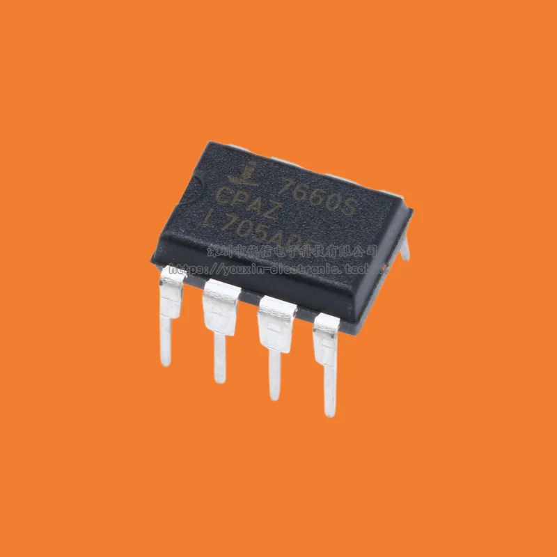 10pcs/Original genuine direct insertion ICL7660SCPAZ DIP-8 power chip voltage converter chip