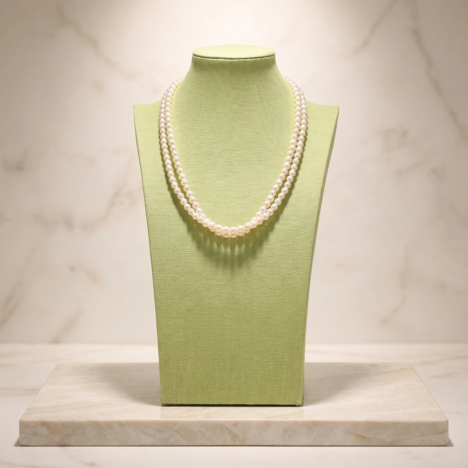 Necklace Display Bust Boutique-Style Necklace Display Stand Jewelry Bust Stand Stable Mannequin Torso with Base Elegant