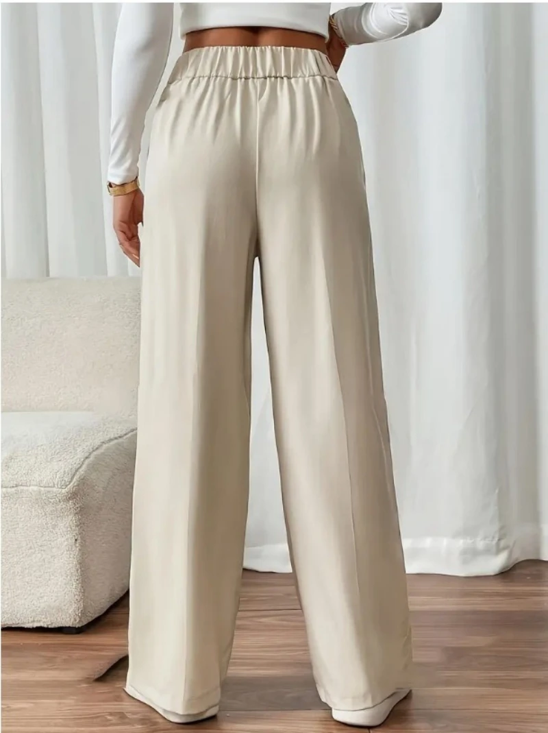 High Waist Pants Women Summer and Fall 2025 New Baggy Pantalones Casual Wide Leg Straight Trouser Vintage Sweatpant Streetwear