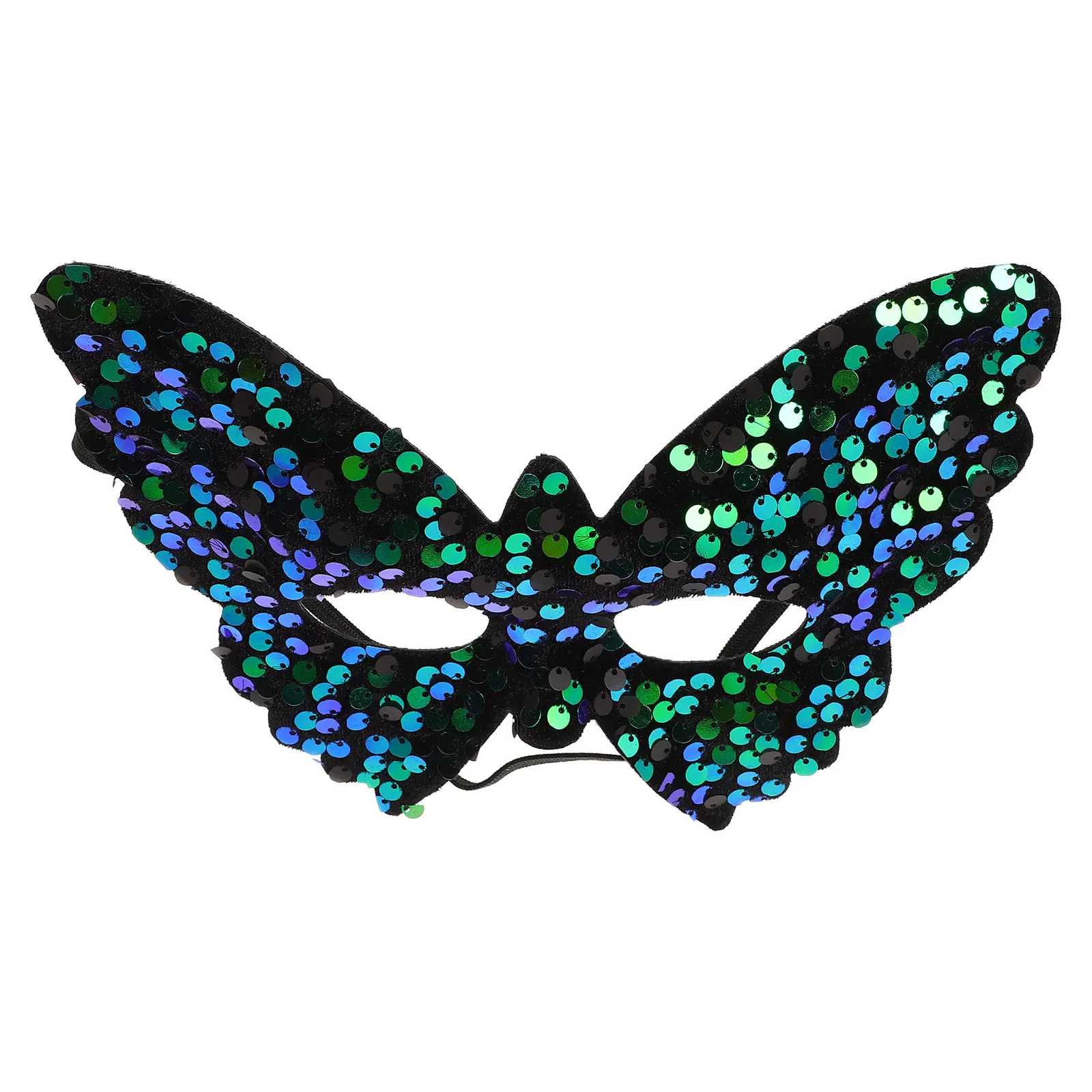 

HONMEET Butterfly Mask Women Party Masquerade Sequins Elegant Cosplay Prom Carnival Themed Events Decorative Prop