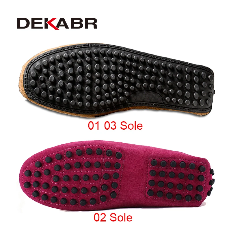 DEKABR Casual Men หนังรองเท้าฤดูร้อน Breathable Green Men \'S Loafers รองเท้าหนัง Sapato Masculino Zapatos Hombre