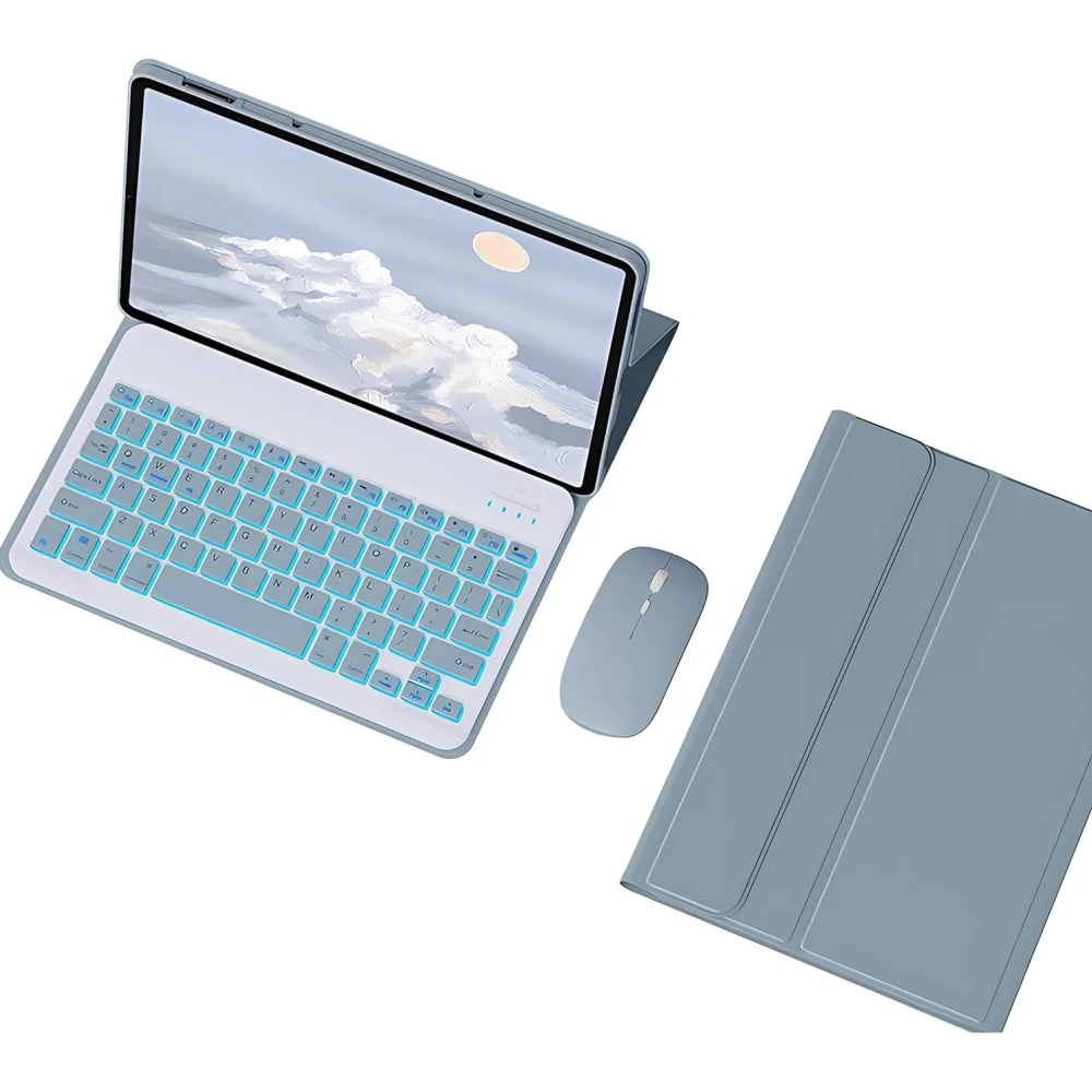 

Keyboard Case for Lenovo Tab P11 2nd Gen 11.5" 2023 TB350FU TB350XU Magnetically Detachable Wireless Bluetooth Keyboards Teclado