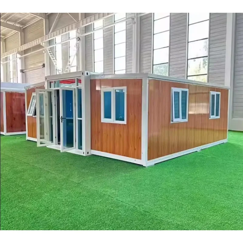 منزل حاوية فولاذي قابل للتوسيع بطول 20 قدمًا مع ثلاثة غرف نوم منزل جاهز في أستراليا ميزون قابل للتمديد مع الحمام والمطبخ #3