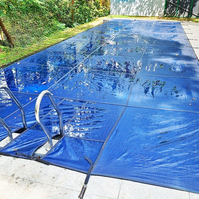 Swimming pool safety cover, high load-bearing capacity, swimming pool protective dust net, anti-drop swimming pool safety cover