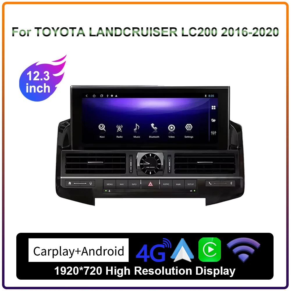

Krando 12.3 inch Car Multimedia 4G Auto NBT For TOYOTA Land Crusier LC200 GXR 2016-2020 Car Multimedia GPS 4G autoradio Player