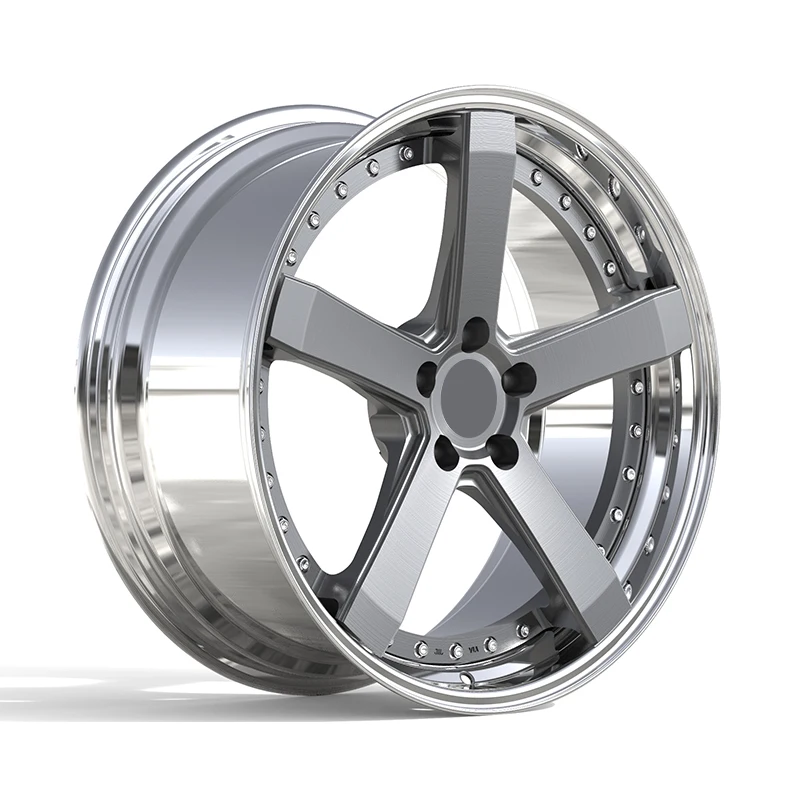 Rueda Forjada de 2 Piezas 2024 - Diseñada para Velocidad y Estilo 5x112 5x120 5x114.3 5x130 6x139.7