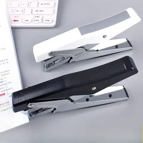 Bilashmart 0329 Hand Held Stapler, Effortless Office and Learning Stapler