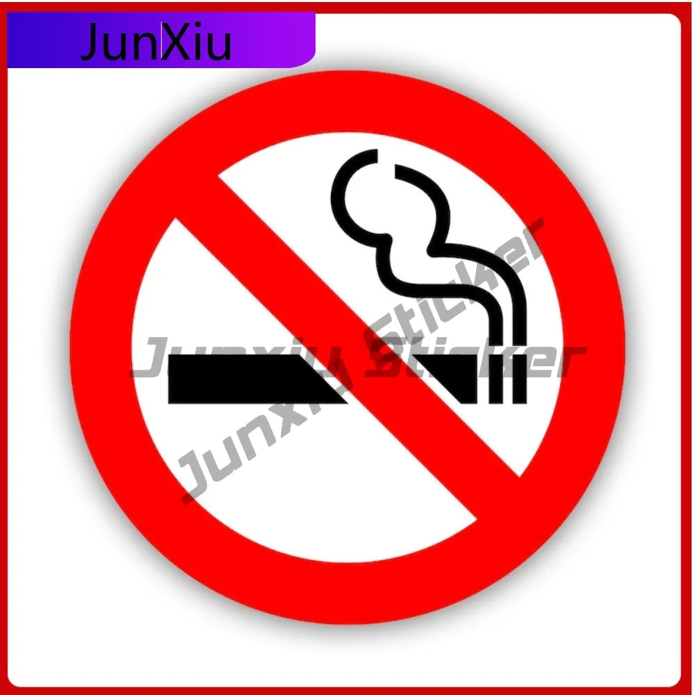 

No Smoking Sticker Uv Protected Decals No Fumar Smoke Second Hand Auto Decor Car Sticker Vinyl Decal Die Cut Sun Protection
