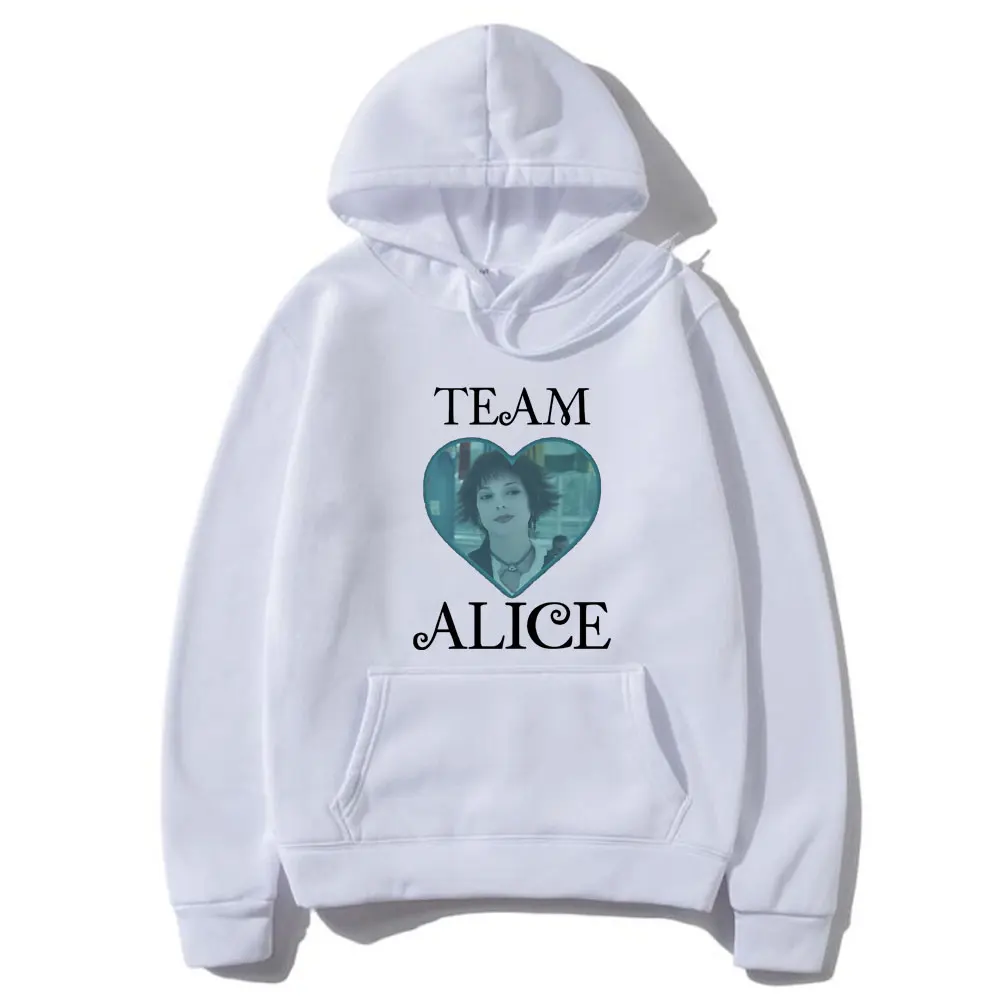 Movie Twilight Team Alice Cullen Graphic Hoodie Robert Pattinson Funny Meme Hooded Sweatshirt Men Women Fashion Vintage Hoodies