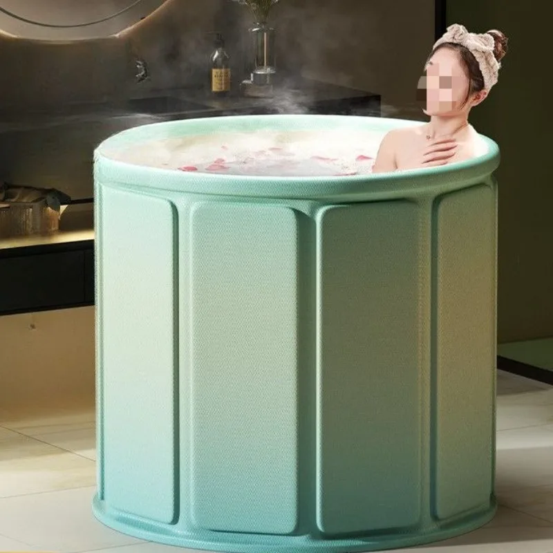 

Freestanding Inflatable Bathtub Adults Organizer Edge Barrier Japanese Bathtub Keep Warm Banheira Portatil Home Furniture