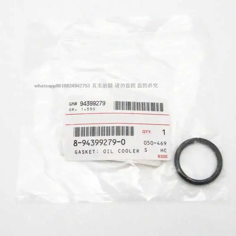 Genuine parts Grader excavator 6HK1 NPR FTR LV832 8-94399279-0 8943992790  O-ring Oil cooler cover gasket