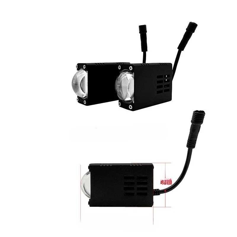 

Car grille light middle net light Car led middle net two-color spotlight Motorcycle led spotlight LED light