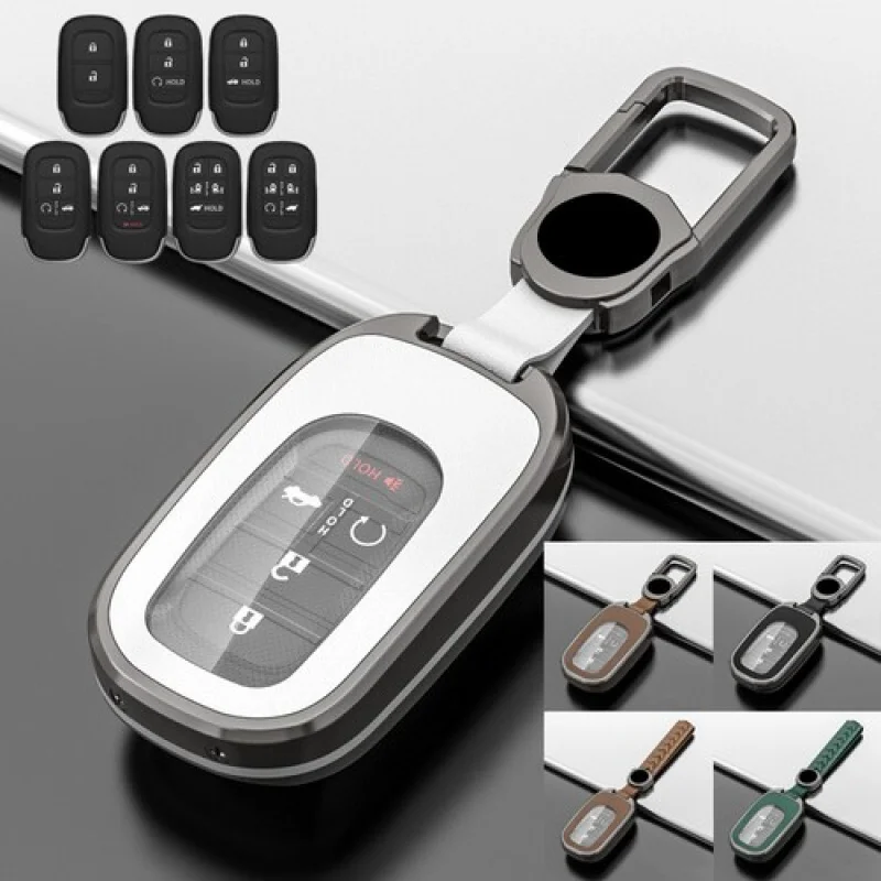 

A + цинковый сплав ТПУ автомобильный брелок чехол для Honda Civic Accord Vezel CR-V HR-V