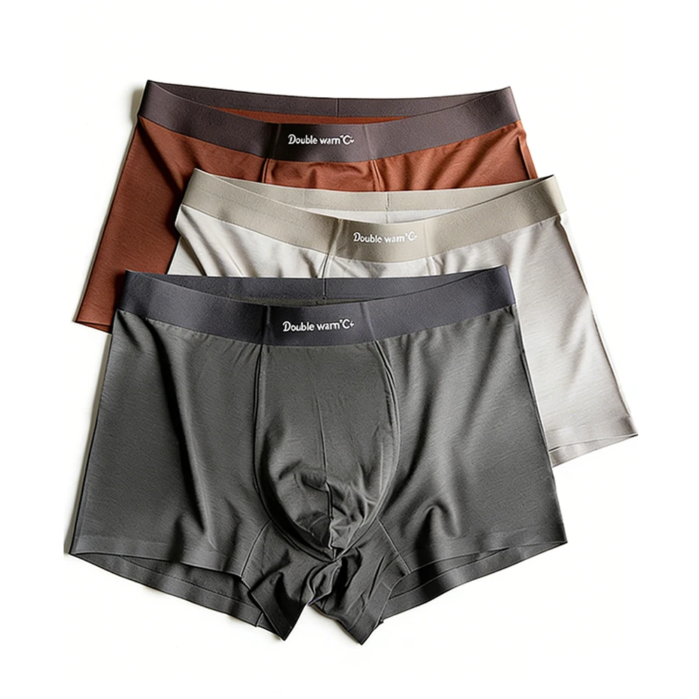 

High Density Modal Men Boxer Briefs 10A Antibacterial Breathable Quick Dry Soft Underwear Daily Wear Sports Fitness Male Panties
