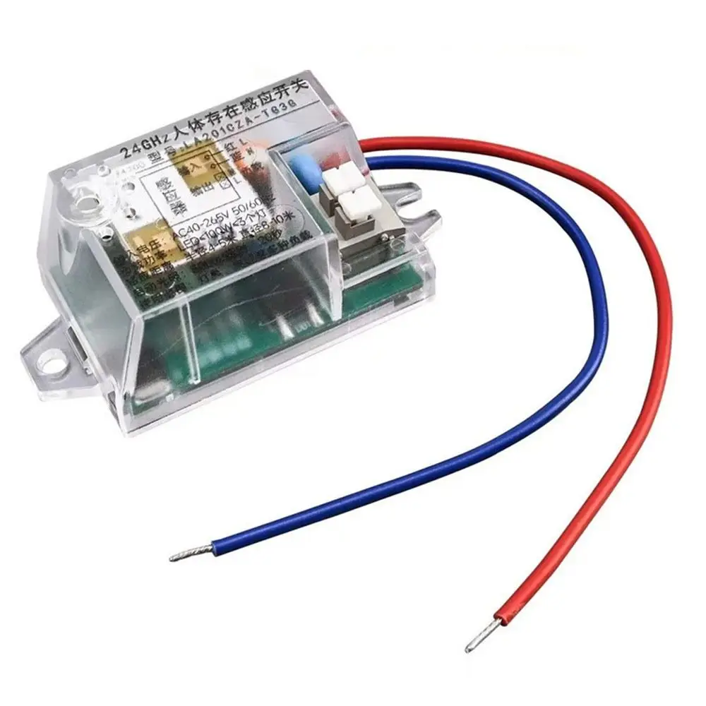 Light Sensitive Radar Presence Sensor Switch Transparent Shell Auto On Off Motion Detection Module Energy Saving
