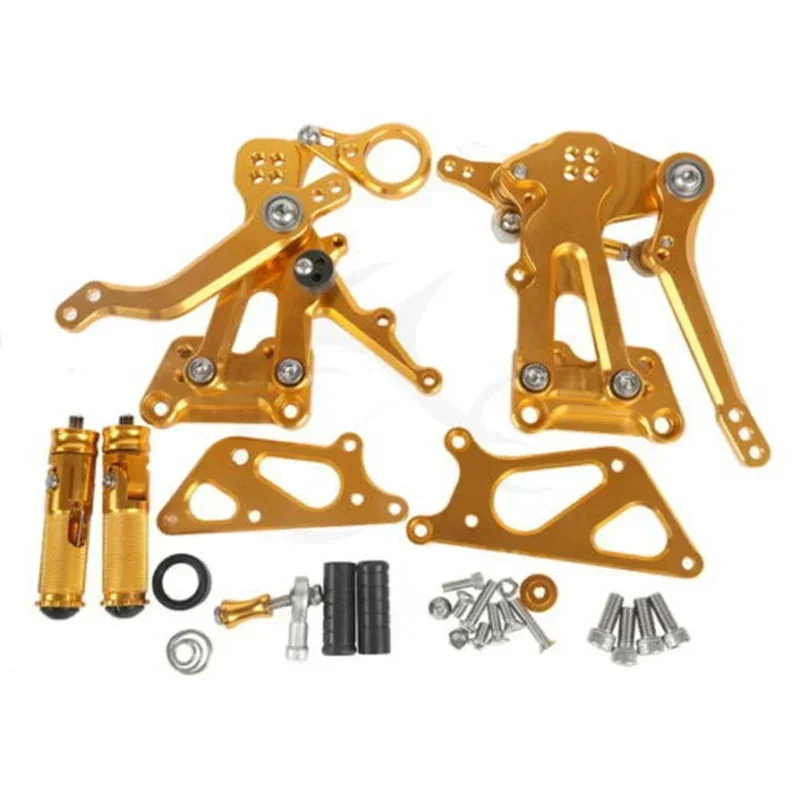 CNC Pé Traseiro Pegs Resto Set, Acessórios da Motocicleta, Peças para BMW S1000RR S 1000 RR 2010-2014 2013 2012