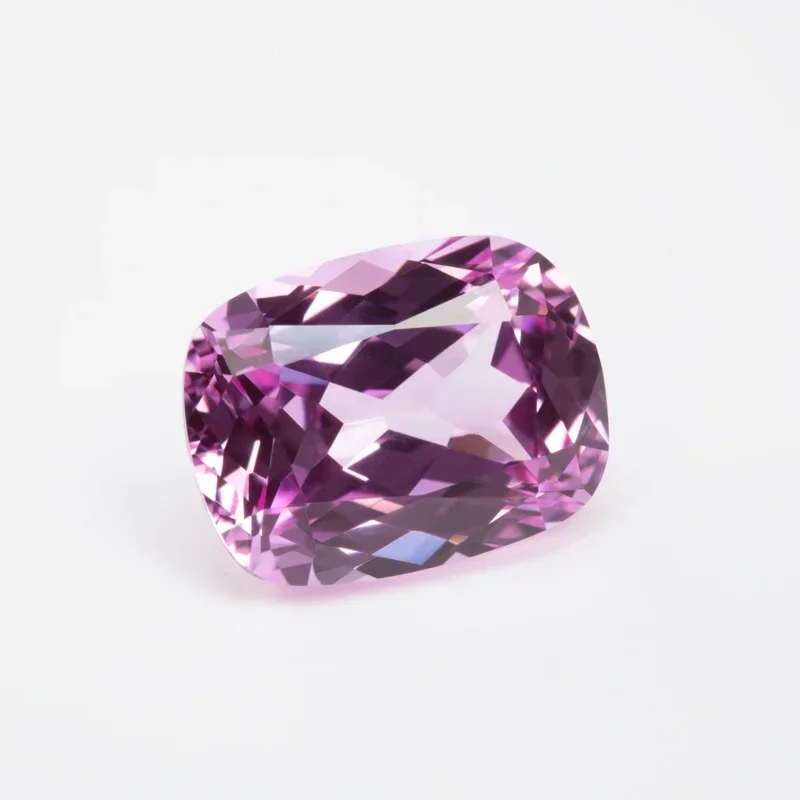 

Lab Grown Sapphire pink Color Rectangular Cushion Shape Cut VVS1 Charms DIY Jewelry Making Material Selectable AGL Certificate