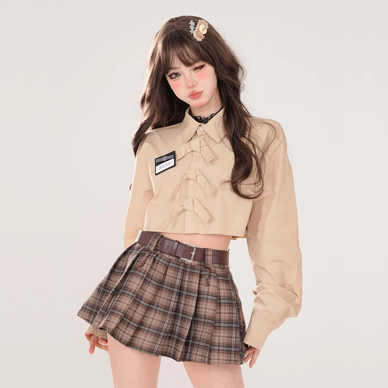 Black Skirts Kawaii Punk Gothic Black High Waist Women Sexy Pleated Mini Skirt y2k Female Streetwear Autumn Winter Short Skirt