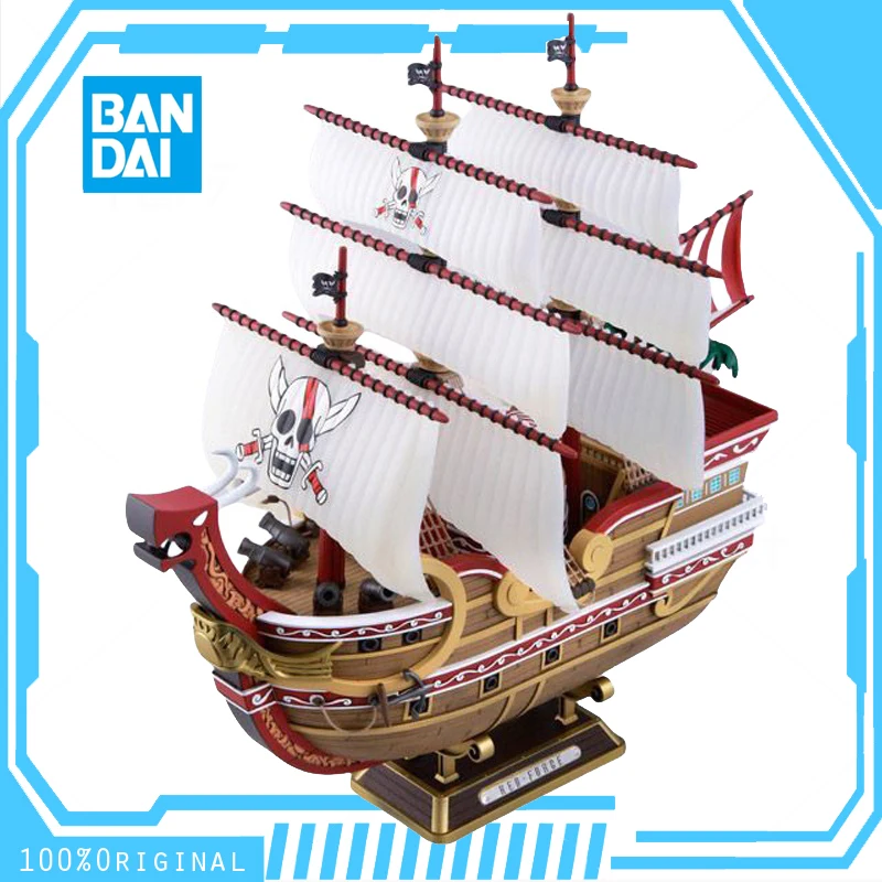 Auf Lager Bandai Anime ein Stück Grand Ship Sammlung Red-Force-Montage Kunststoff Modell Action Spielzeug Figur Geschenk