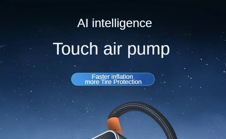 Drahtlose Luftpumpe 150psi Touchscreen Tragbare Elektrische Reifen Inflator Für Auto Fahrrad Motorrad Mini Luft Kompressor Injektor – Detail 1