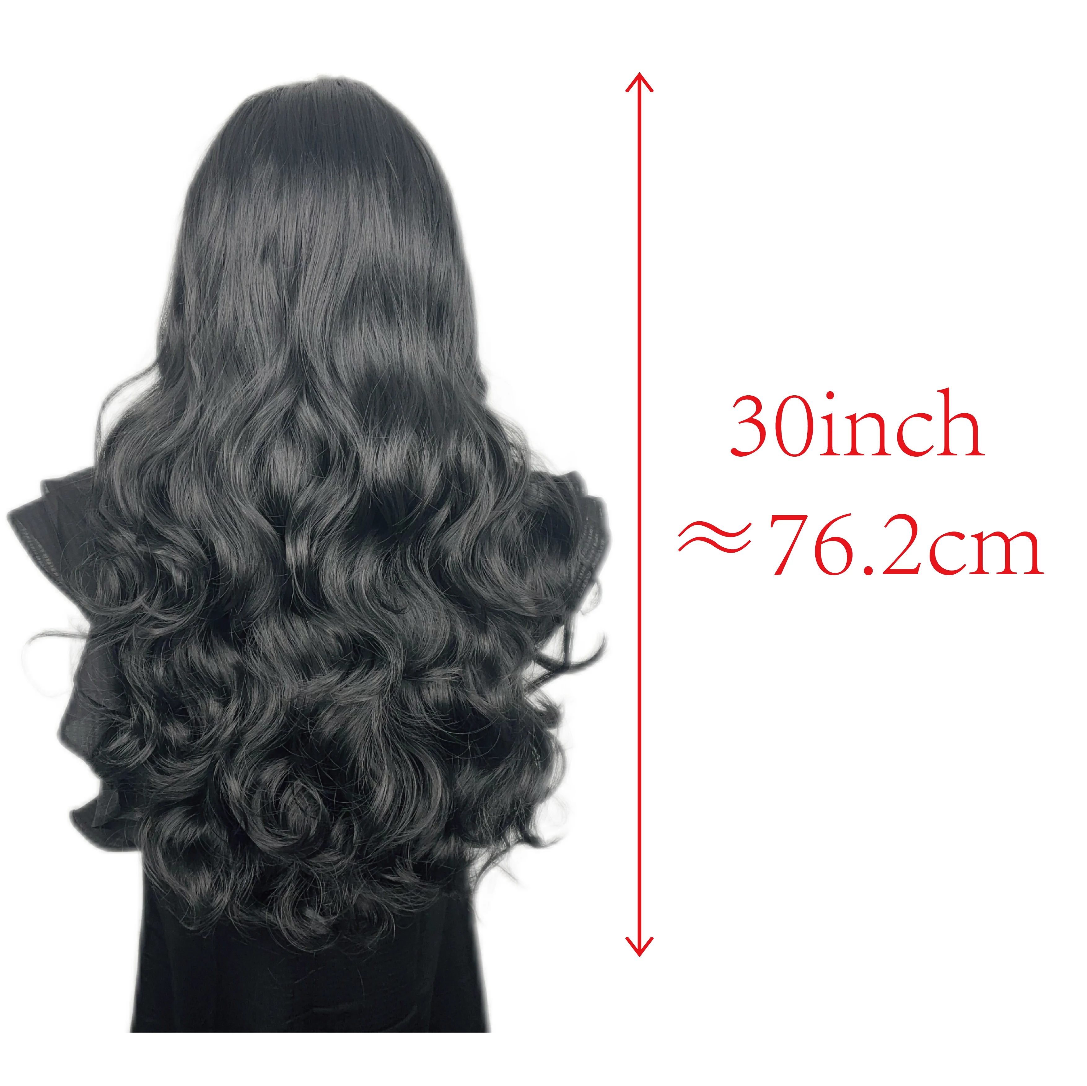 Versatile Style Synthetic Wigs Long Wave wig For Black Women Brazilian Good Texture heat-resistant fiber