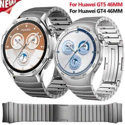 Quick release Strap for Huawei Watch GT5 46mm Original Metal Stainless Steel Wristband for 22mm Huawei Watch GT5 GT4 46mm Band