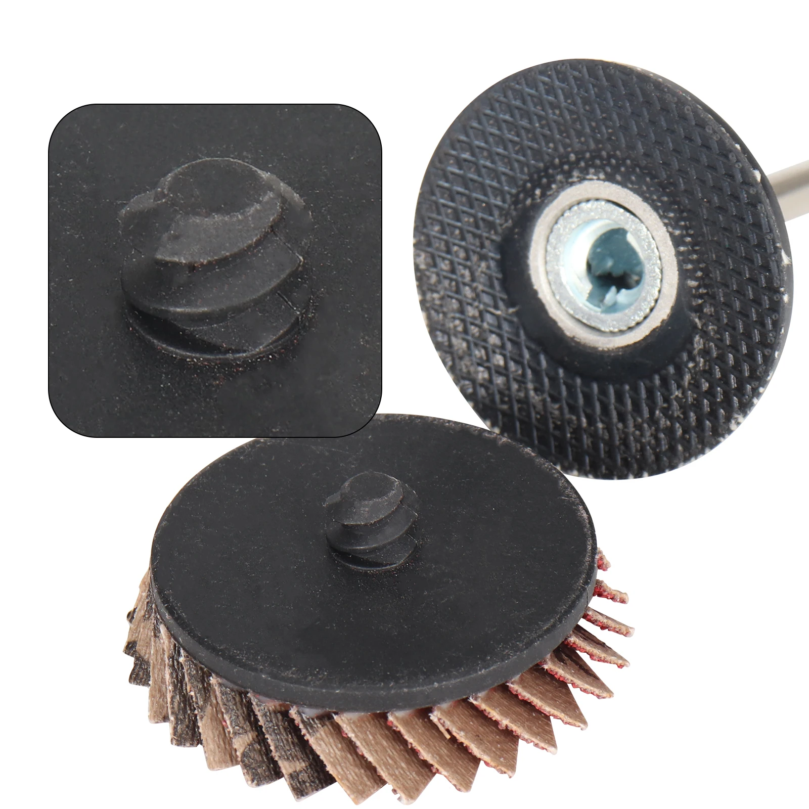 Discos de lijado de 2 pulgadas para amoladora angular de madera, herramienta abrasiva de corte de Metal y madera de 50mm, 3 piezas