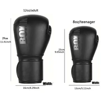 Professional Boxing Gloves 12oz, Suitable For Adults, Mma, Boxing, Kickboxing, Partition, Muay Thai, Sanda Training Gloves 2