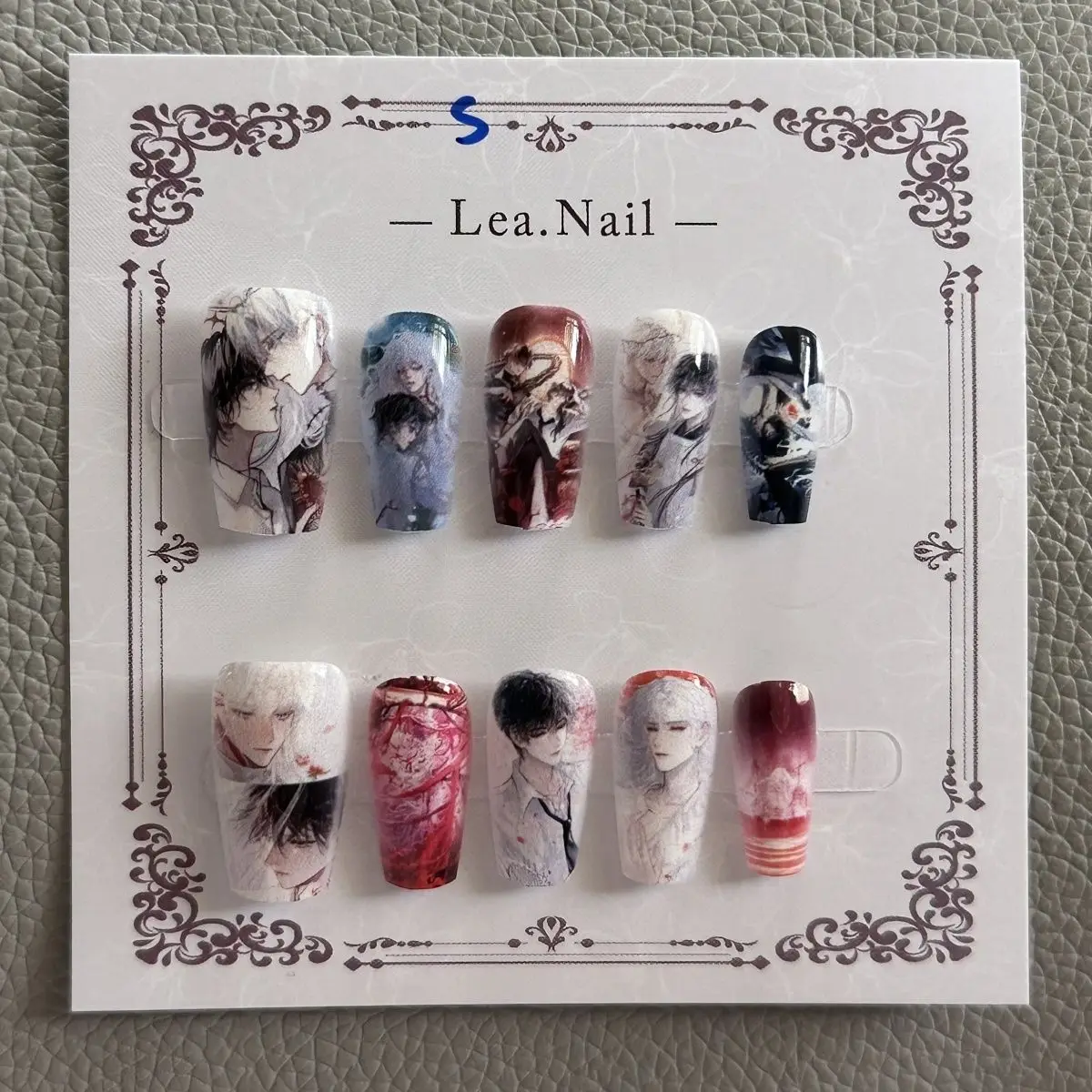 

Death of The Game Nail Art Decorate Jewelry Cosplay Anime Decorate Accessories 2D Wear Armor Manicure Exquisite Birthday Gift