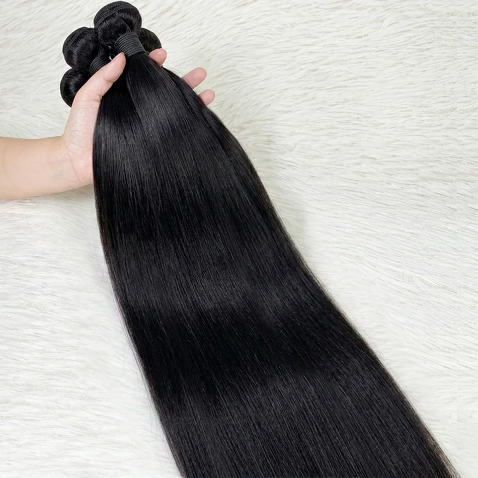 

15A Super Double Drawn Virgin Straight Bundles Human Hair Raw Vietnamese Hair Bundles Human Hair Unprocessed Hair Extensions