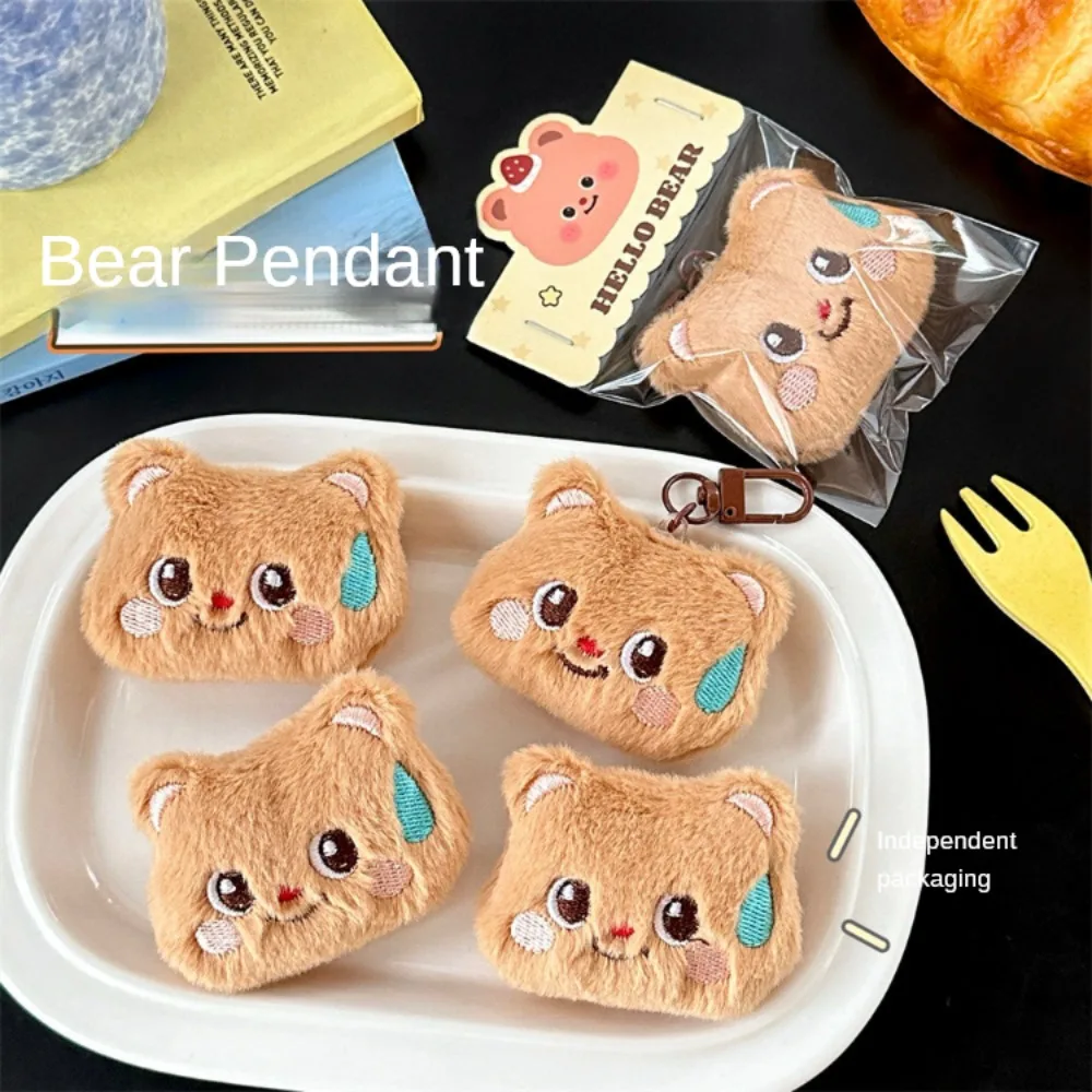 Cute Teddy Bear Doll Pendant Brooch Girl Heart Backpack Clothing Sccessories ychain Pendant