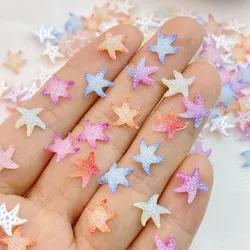 50Pcs Mixed Nail Art Resin Cartoon Charms Little Starfish Designer Charms Rhinestones DIY Craft For Nail 3D Decorations Jewelry