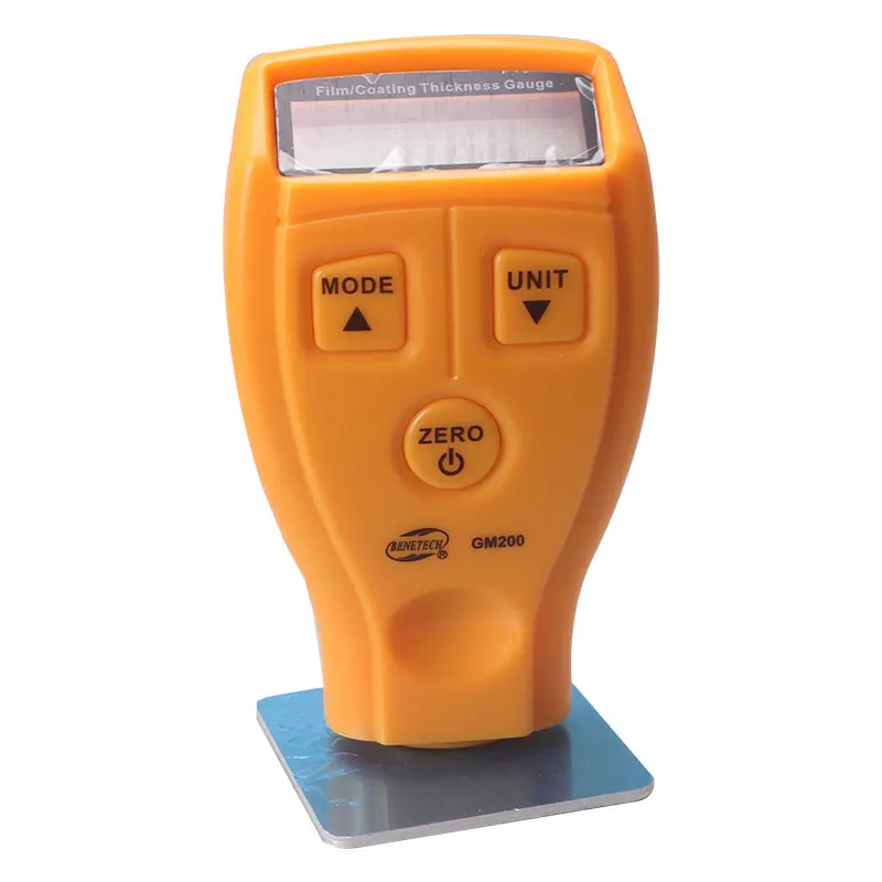 Portable thickness meter LCD digital display plastic film car paint coating thickness gauge