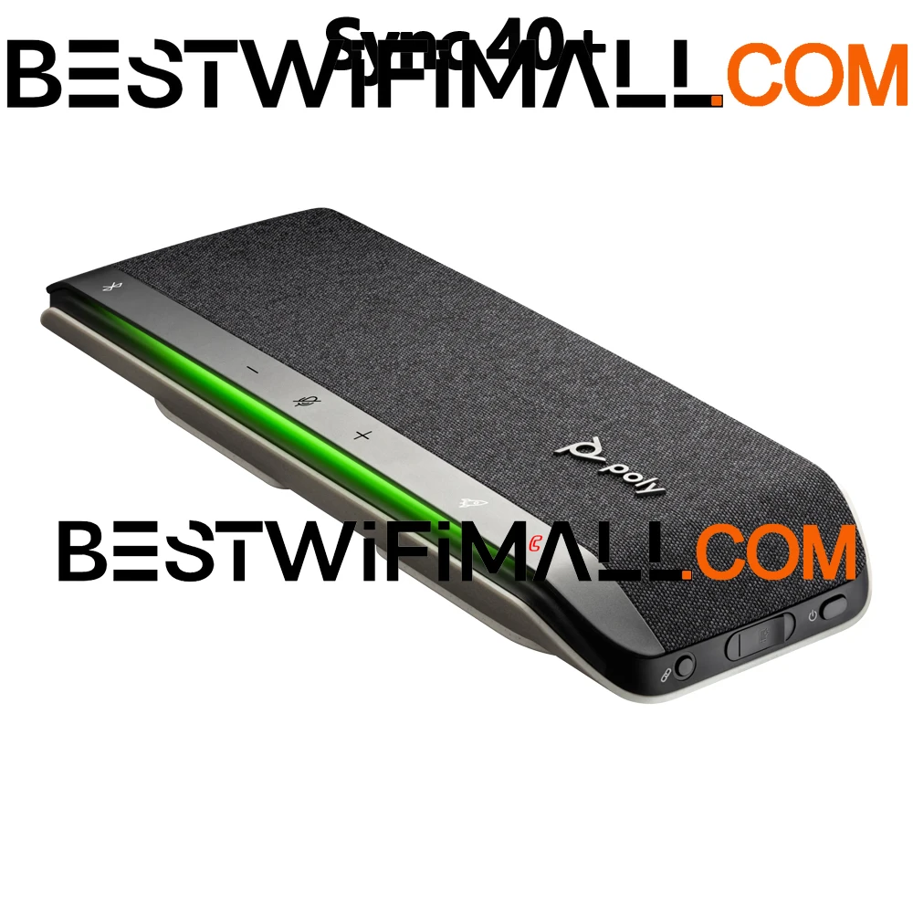 

Poly Speakerphone Sync 40+ Adapter Microsof Teams Certified USB A USB-C BT700 USB-A