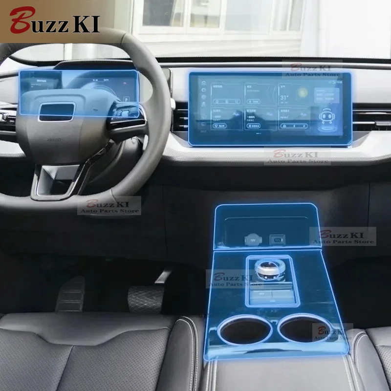 For AIWAYS U5 2021 2022 2023 Car Interior Center Console Transparent TPU PPF Protective Film Anti-scratch Repair Accessories