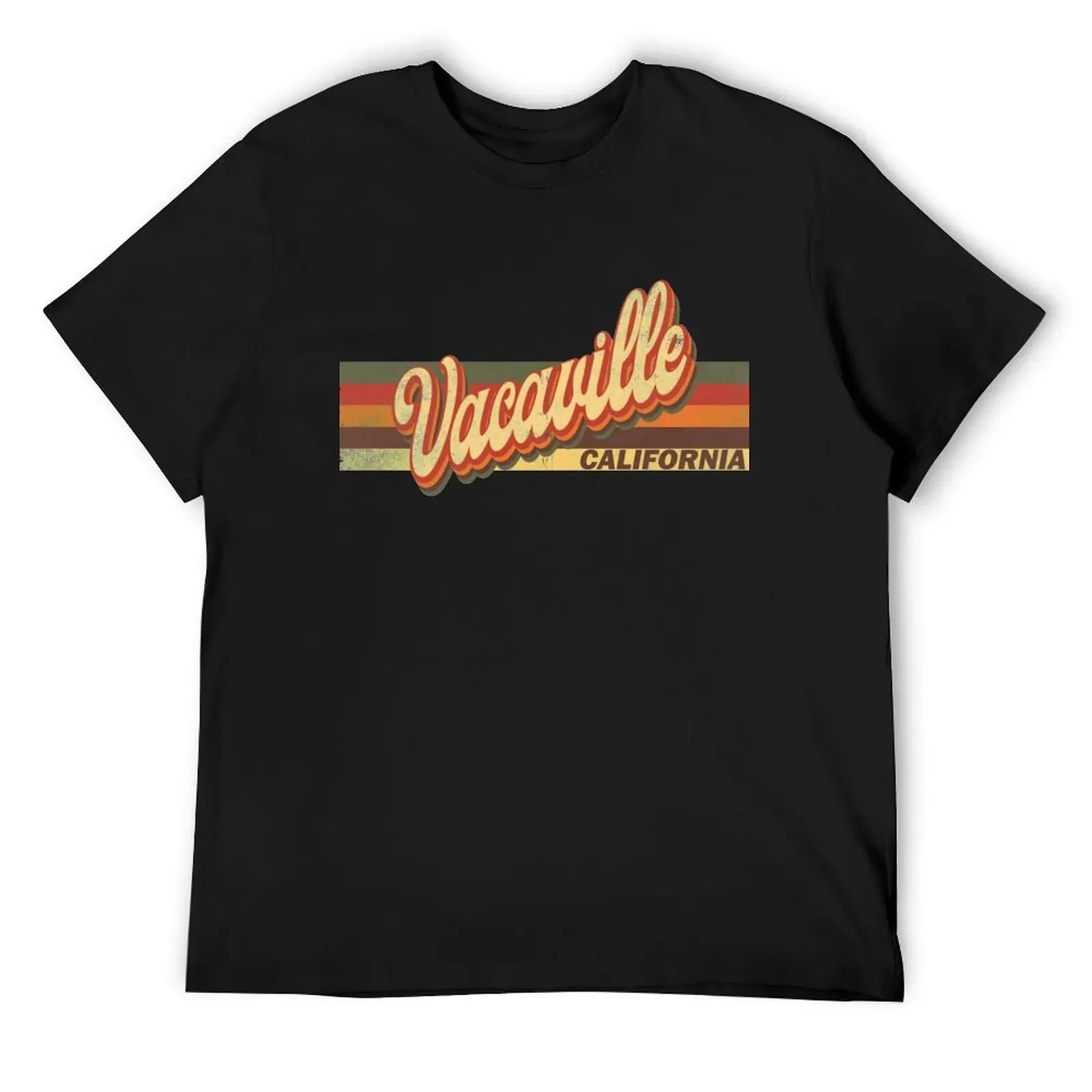 

Vacaville California State Retro Vintage 70s 80s distressed T-Shirt for a boy cute clothes oversized funny t shirts men