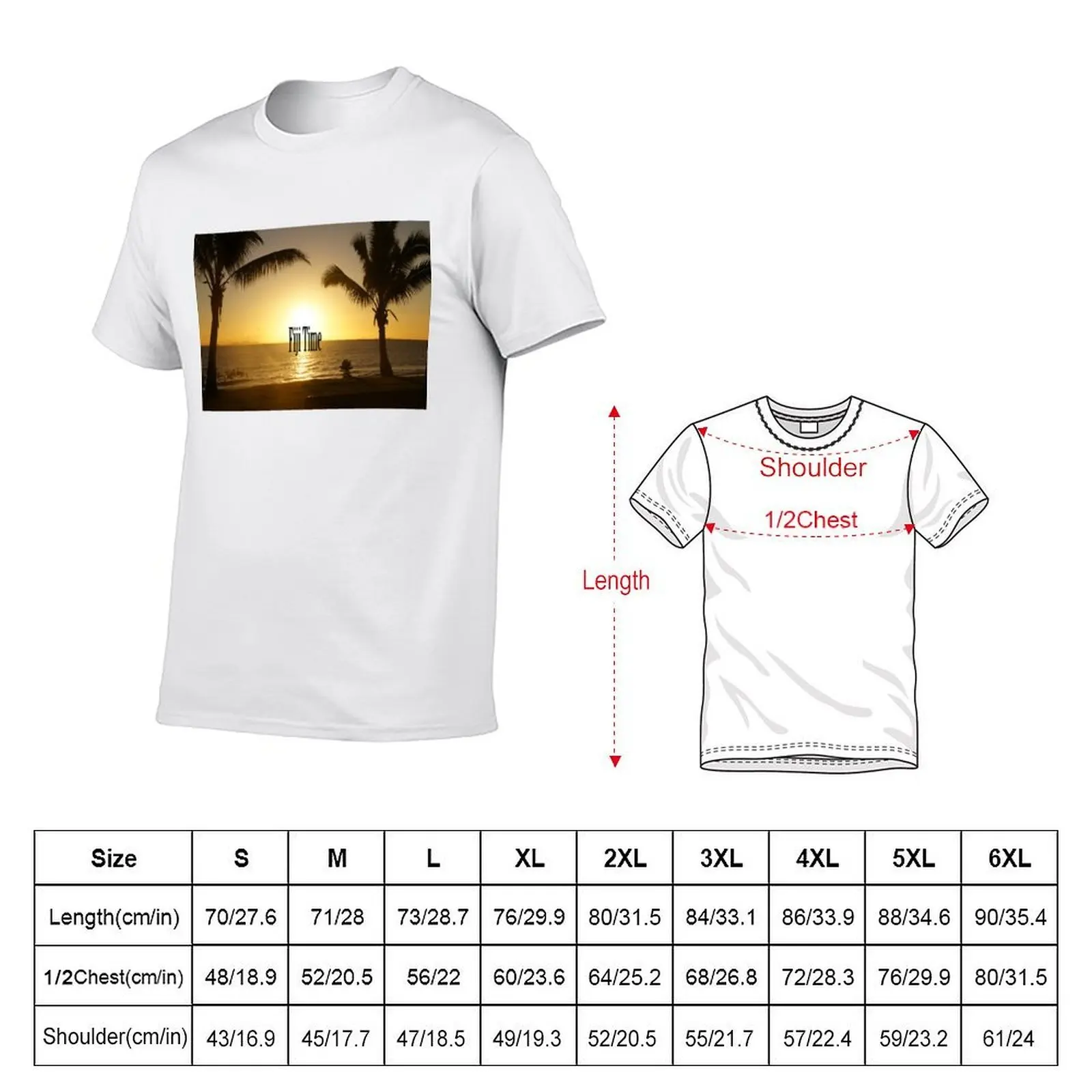 Fiji time T-Shirt man graphic t shirt graphic t shirts for man T-Shirt