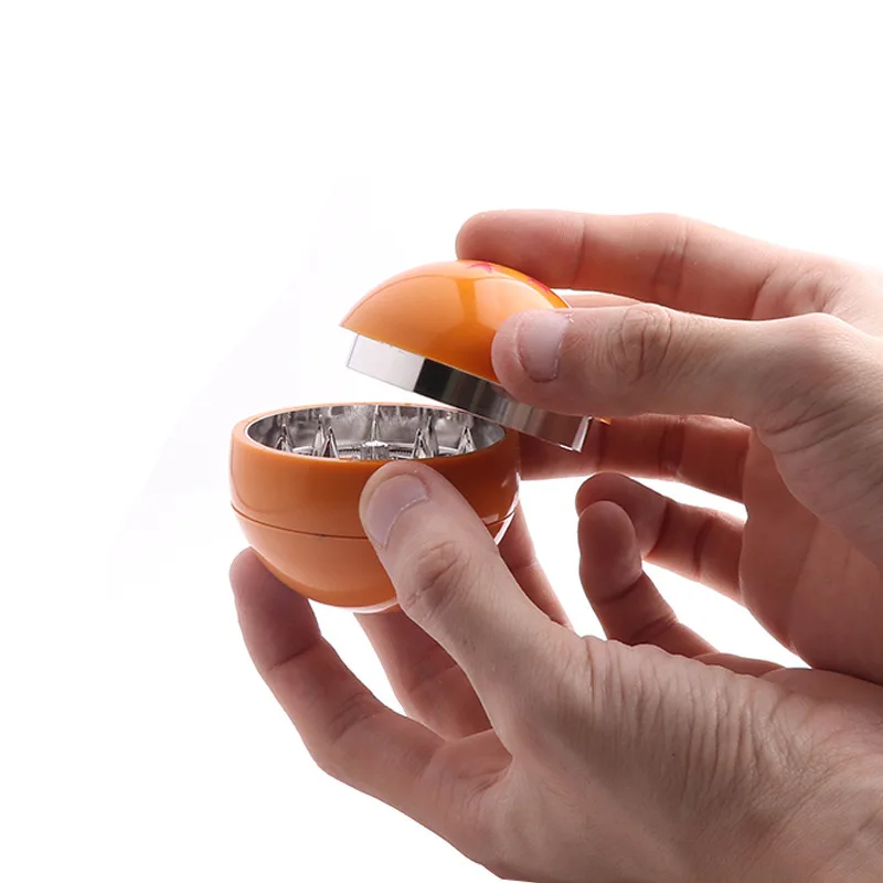 Cute Grinder 3 Layers Herb Grinder With Zinc Alloy Teeth Pokeball Tobacco Grinder Smoking Pipe Accessories Cool Gadget