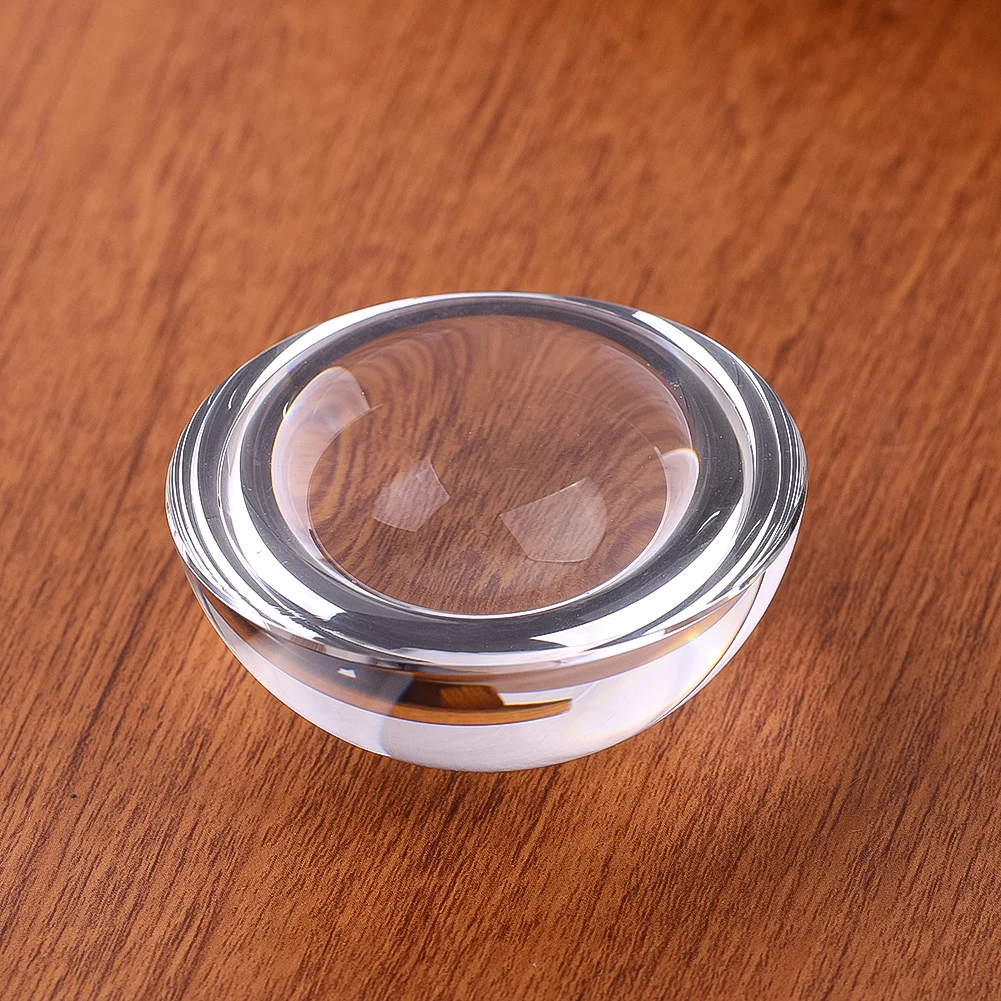Transparent K9 Crystal Hemisphere Healing Magic Clear Glass Photography Props Home Decoration Living Room Gift Accessories