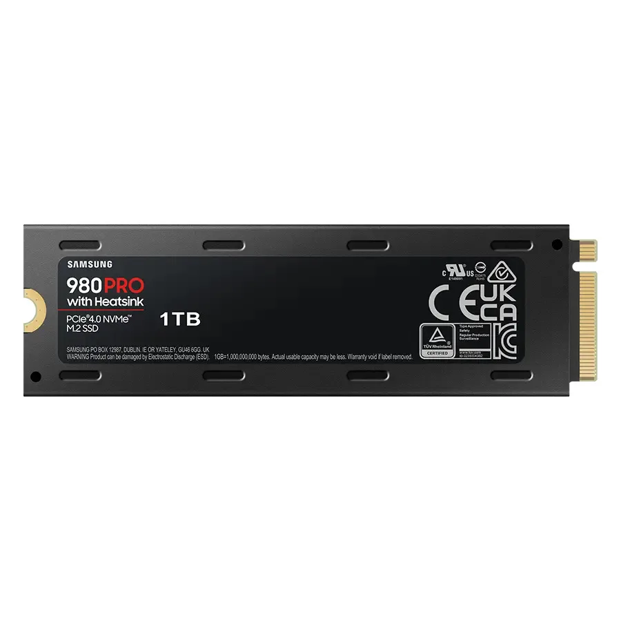 Samsung 980 PRO SSD with Heatsink 1TB 2TB PCIe 4.0 x4 NVMe M.2 Internal Solid State Hard Drive Read 7000MB/s Hard Disk