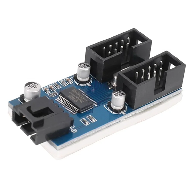 

AT82-Extension Cable 1To2 9Pin USB Splitter Motherboard 1 To 2 Header Adapter For PC Front Panel USB Connectors 5 For Pcs
