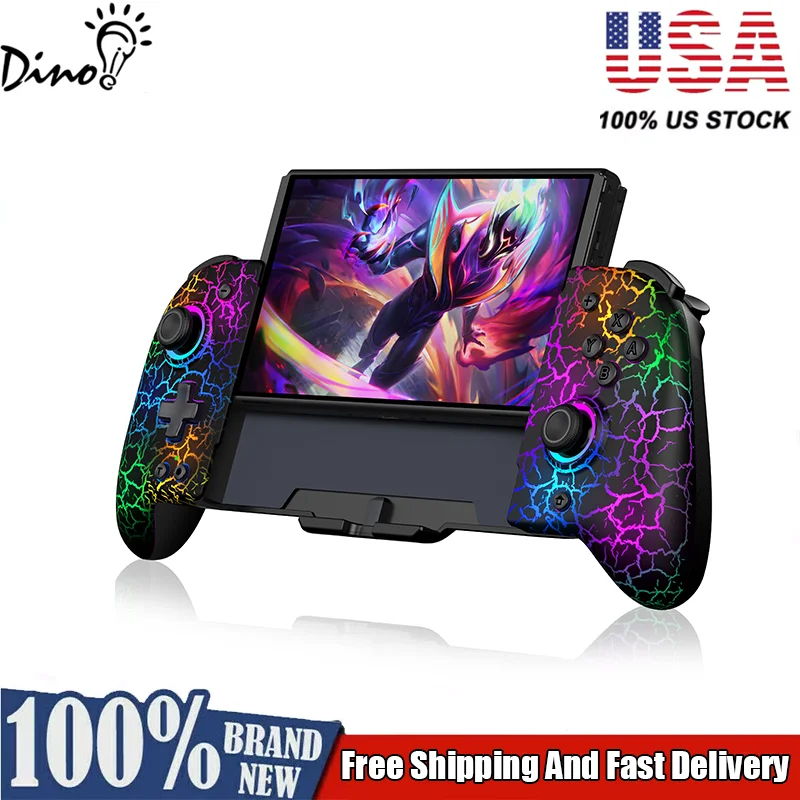 

Wireless Switch Controller for Nintendo Switch/OLED One-Piece Switch Adjustable Light, 1000mAH Battery - Black Myth: Wukong